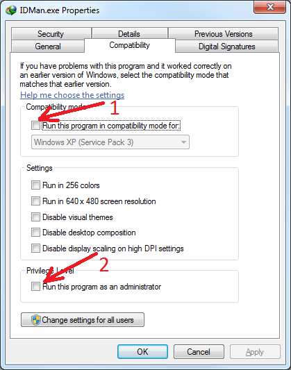 устранение неполадок не помогает при повреждении разрешения Windows XP