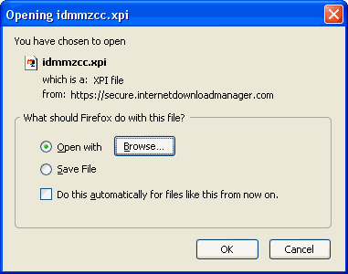 Install IDM extension