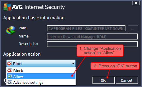 AVG Internet Security settings 5