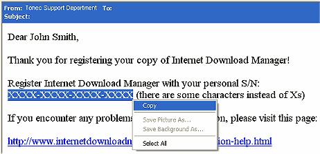 internet download manager registration details crack