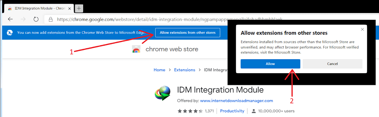 I do not see IDM extension in Chrome extensions list. How ...