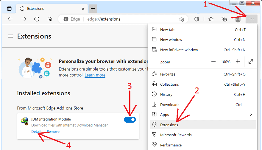 Featured image of post Idm Microsoft Edge Extension Today we are here to show you a very valuable trick that name is how to add idm extension in microsoft edge