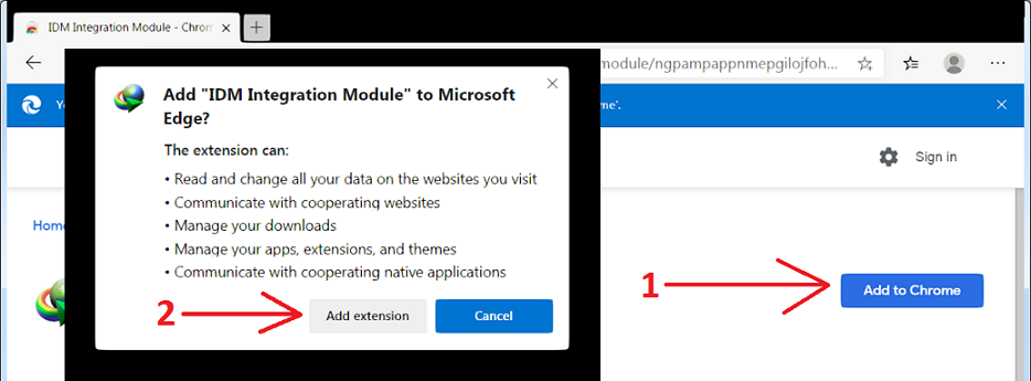 I do not see IDM extension in Chrome extensions list. How can I install it? How to configure IDM ...