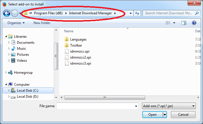 Internet download manager extensão firefox