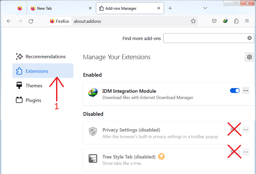 Disable all other FireFox add-ons