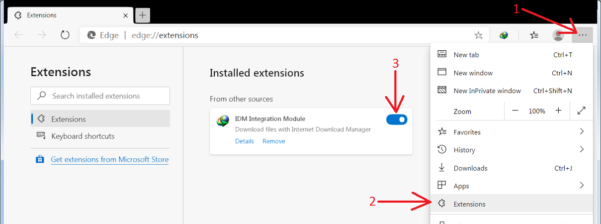 Featured image of post Idm Extenstion : I followed their description and succeded.