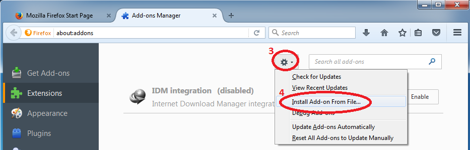 'Install Add-on from File...' menu item
